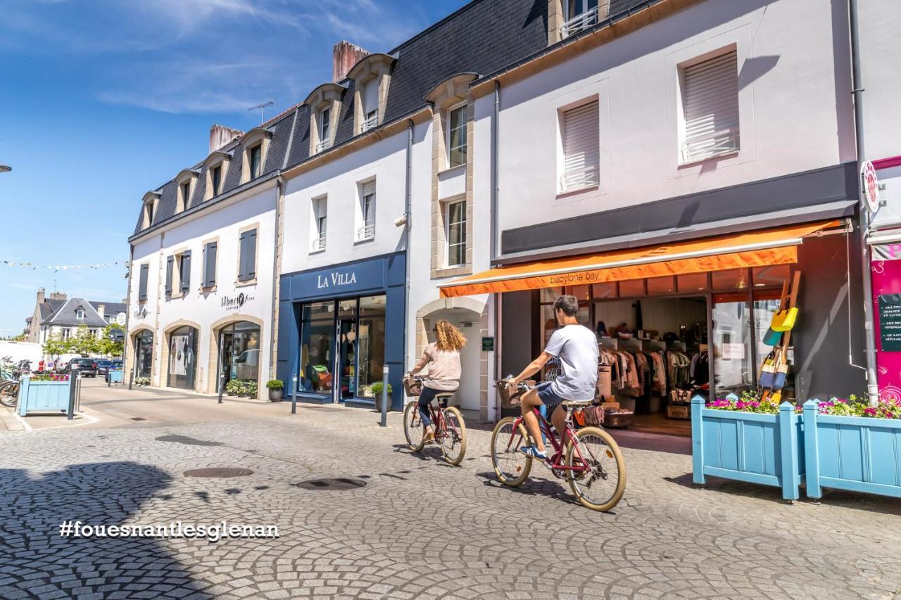 Agape, Elegant T2, 4 Etoiles, Plage Et Gr34 3Km, Centre Ville 750M Fouesnant Luaran gambar